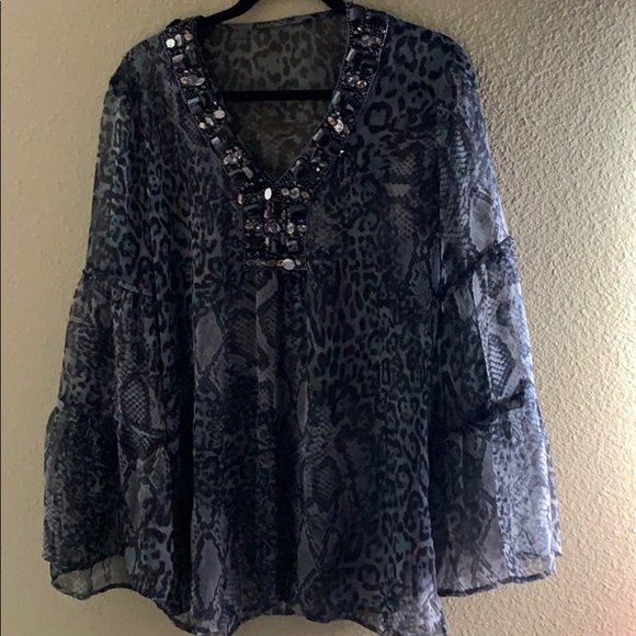 Beautiful snake prints top size L Fariy - Picture 4 of 9